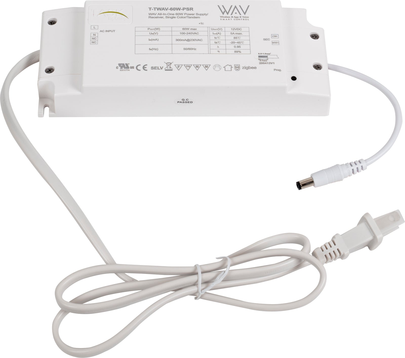 WAV All-In-One 60W Power Sup/Receiver, Single Color/Tandem
