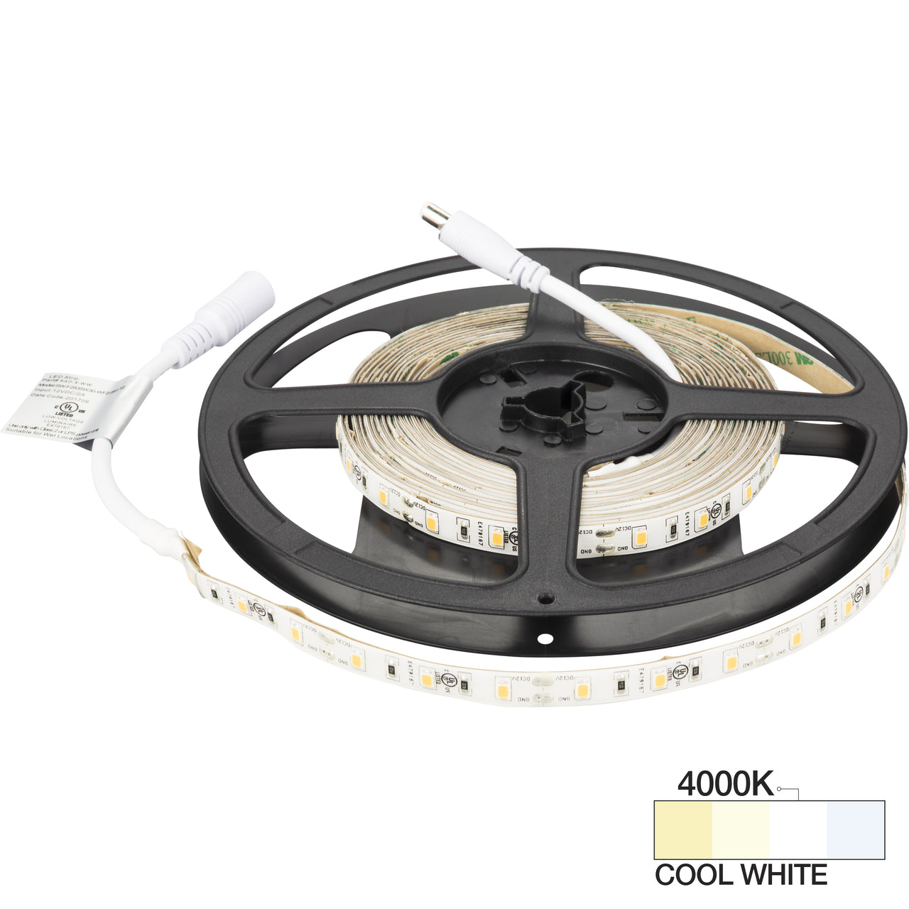 ILLUMA Radiance LED Tape Lighting With Micro Waterproof Coat 16 ft. – 4000k 120 Lumens per ft and 1.5Watts per ft.