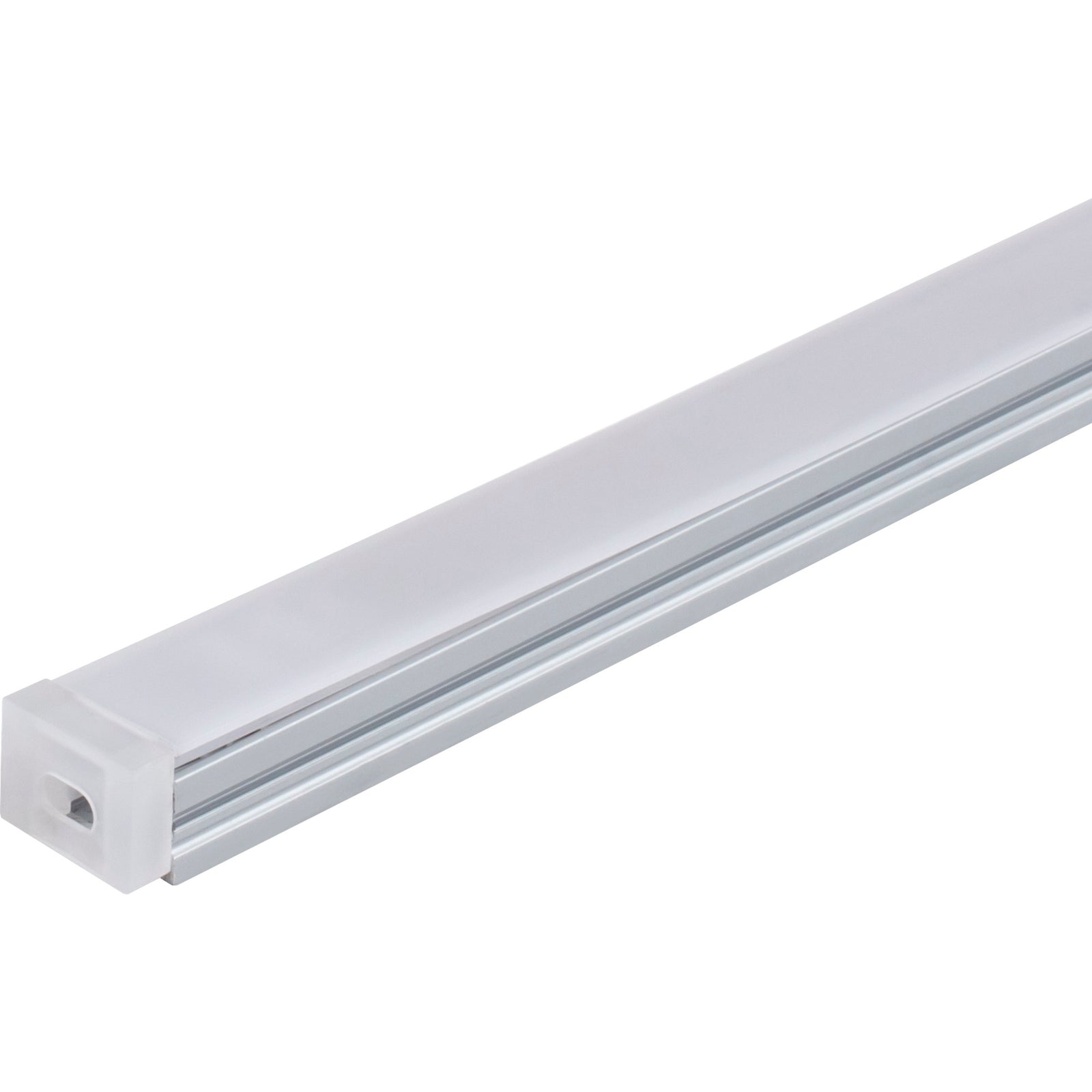 24 Volt Dual Mount Linear Fixture – Single White - 600 Lumens/Foot